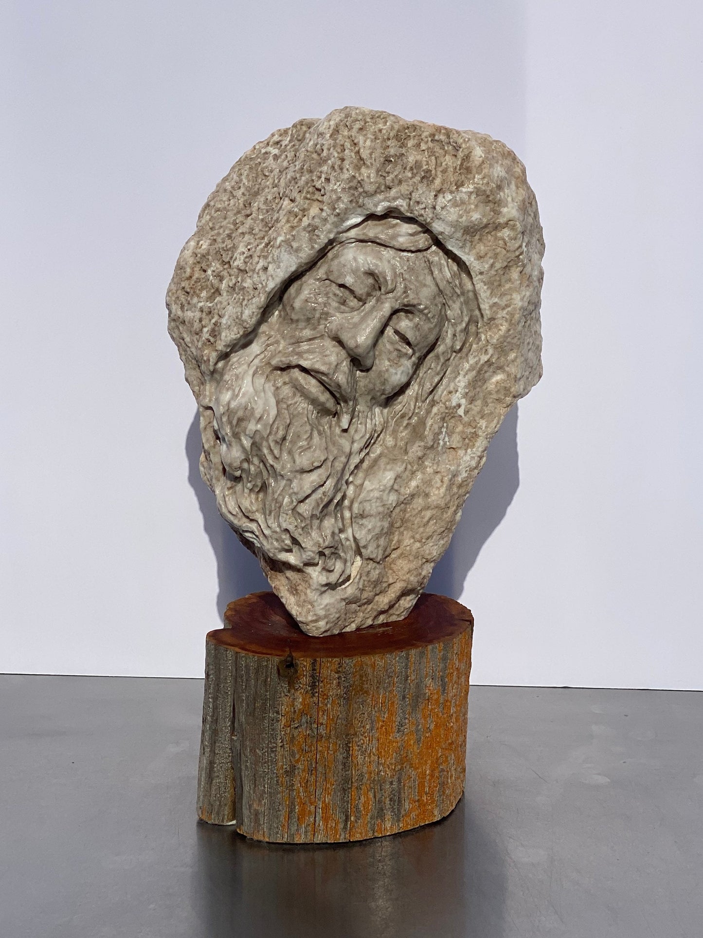 Original Erickson Native American Contemporary Art Sculpture on a Solid Wood Base